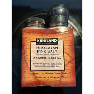 Kirkland Signature Himalayan Pink Salt Grinder & Refill  1 Lb.10oz